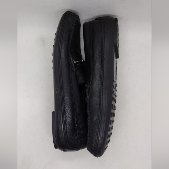 Peter Huber Leather Loafer Mens 10.5 Black Causal Comfy Retro 90s Y2K main image 12